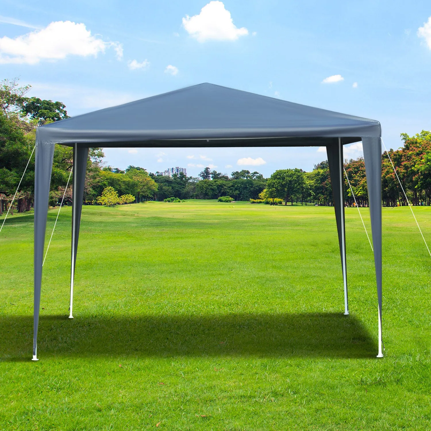10x10 ft Party Gazebo Canopy Tent - Blue or White