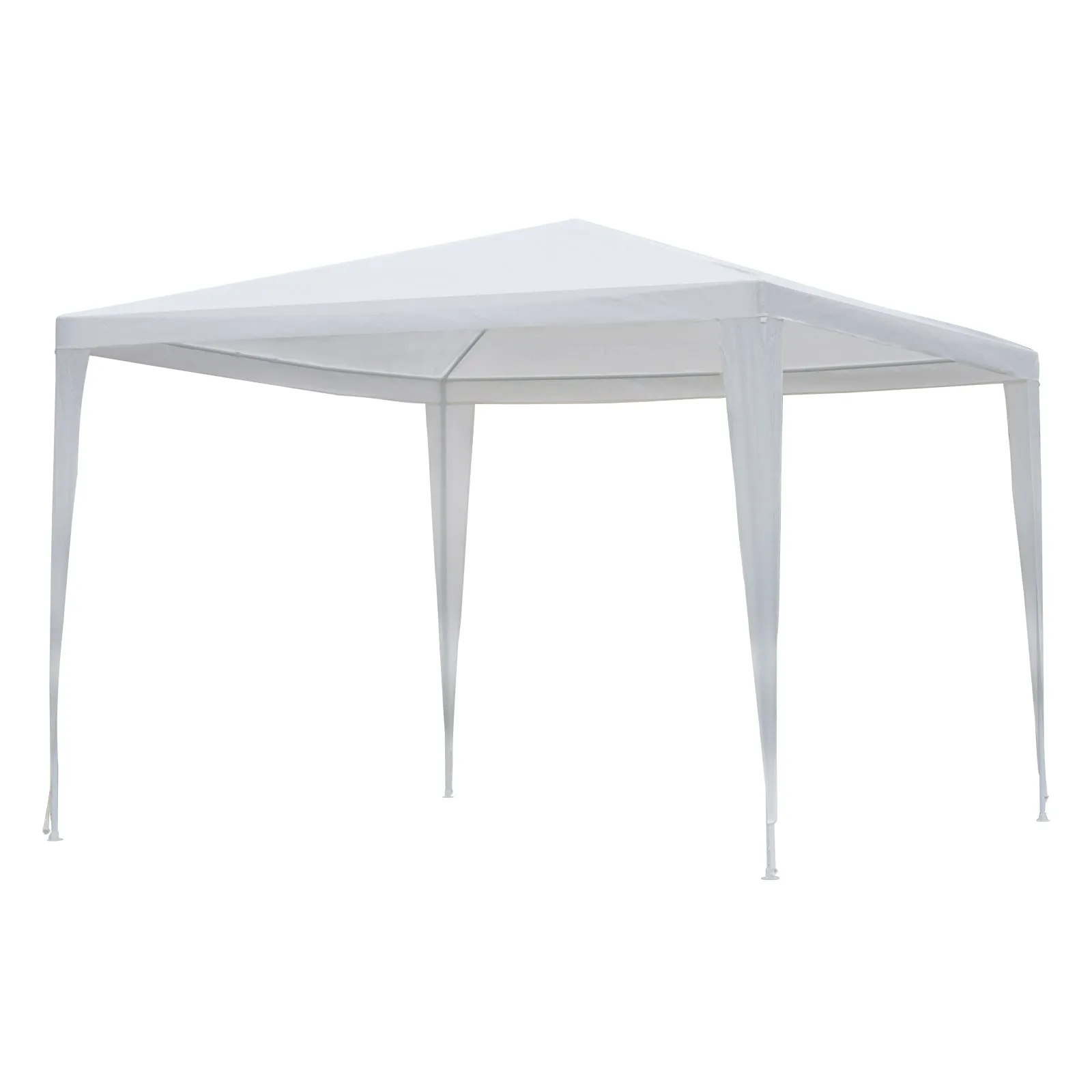 10x10 ft Party Gazebo Canopy Tent - White