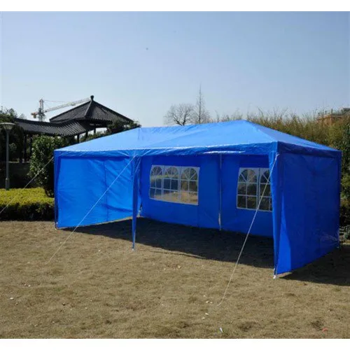 10x20 ft Party Canopy Tent with 4 Removable Walls - Coffee/Pink/Green/Blue/White