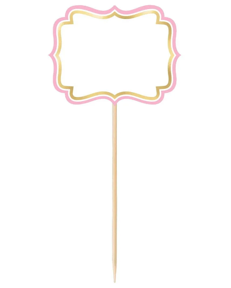 1st Birthday Girl Buffet Decorating Kit Pack of 12