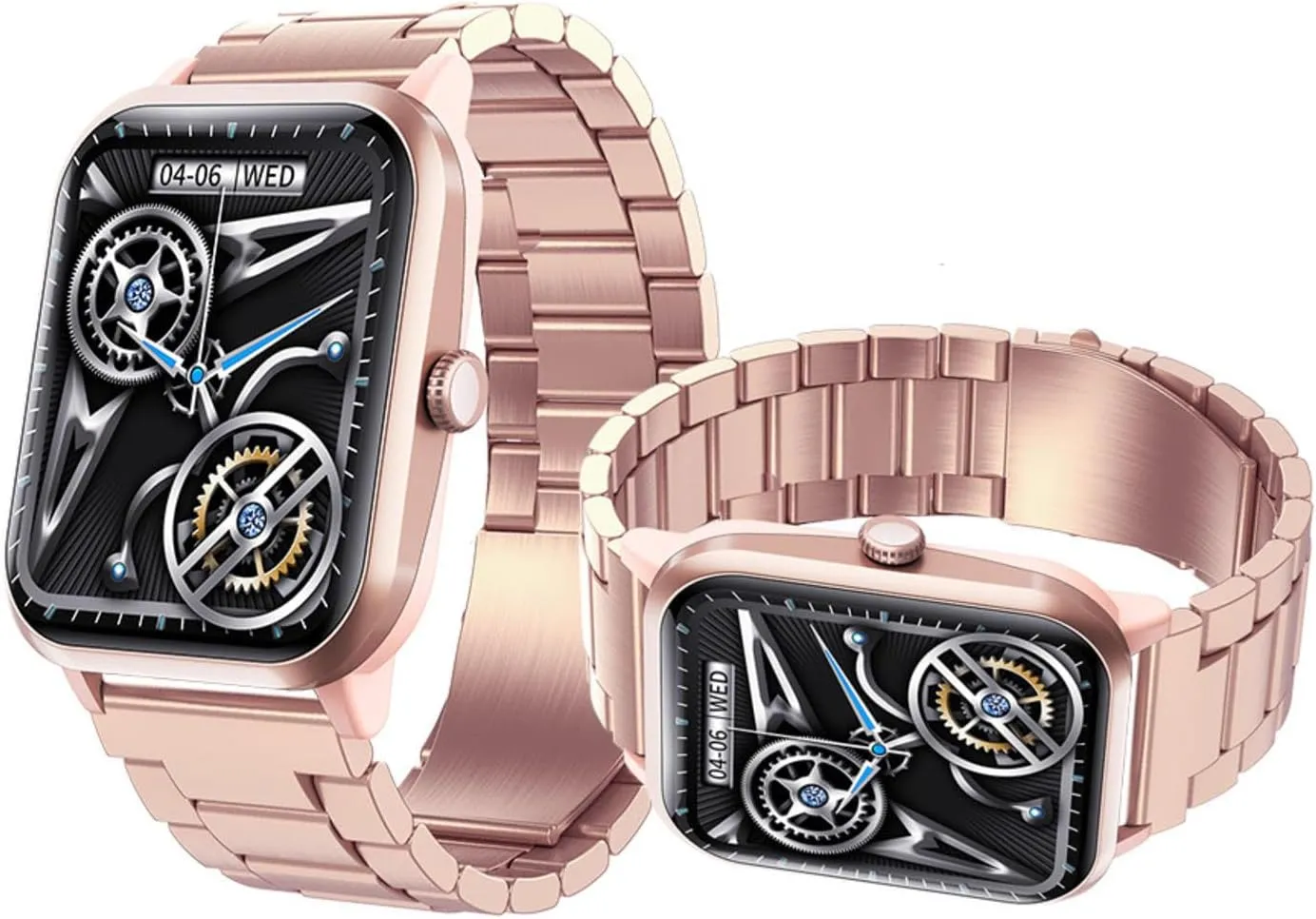 2025 Fitness Tracker - Heart Rate 1.9" Sports Watches for Women Health Watch F330708,GoldSteel