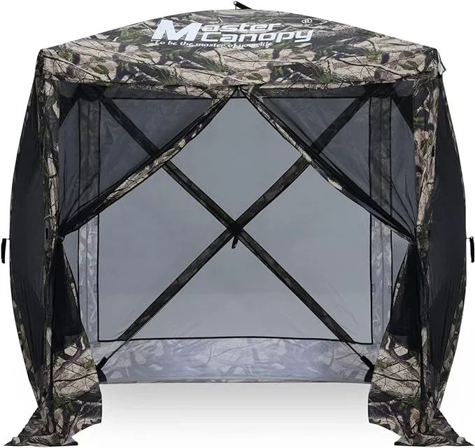 6x6/10x10/12x12/12.5x12.5 Portable Screen House Room Pop up Gazebo Outdoor Camping Tent with Carry Bag