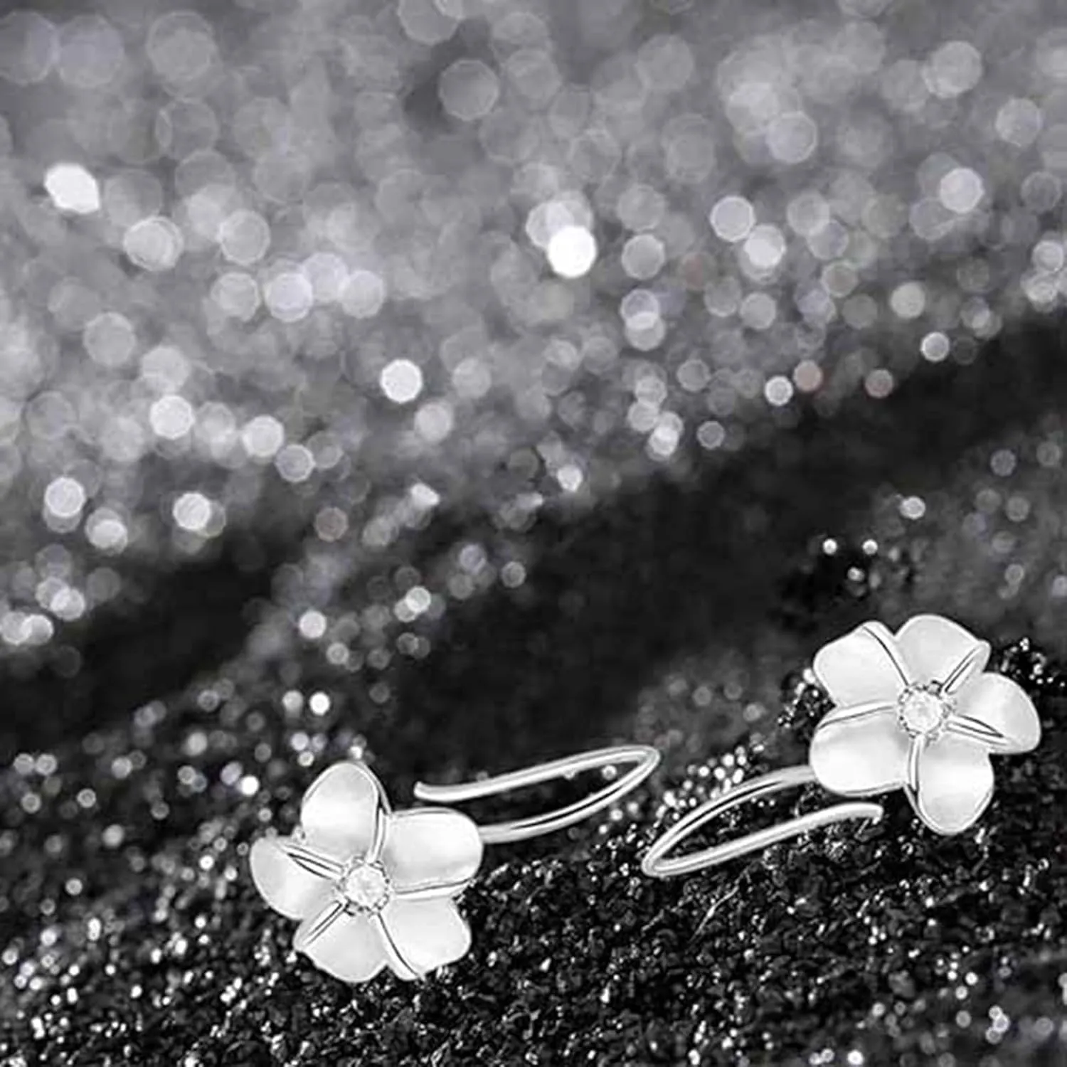 925 Sterling Silver Daisy Earrings Studs for Women Teens Petite Flowers Studs Earrings Valentine's Day Birthday Gifts