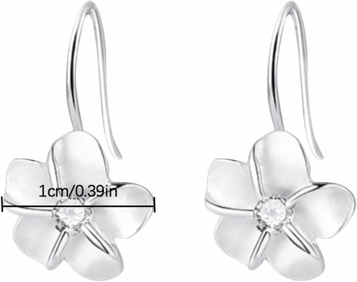 925 Sterling Silver Daisy Earrings Studs for Women Teens Petite Flowers Studs Earrings Valentine's Day Birthday Gifts