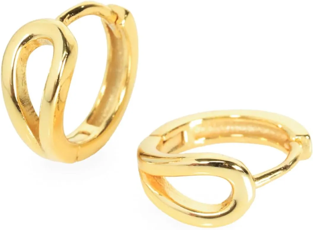 925 Sterling Silver Huggie Hoop Earrings for Women  Hypoallergenic, Nickel-Free, Lightweight Minimalist Jewelry, Clip-On Closure, Small Twist Hoops, Gift for Her