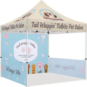 ABLEM8CANOPY Pet Salon 10x10 Best Canopy Tent with Sides
