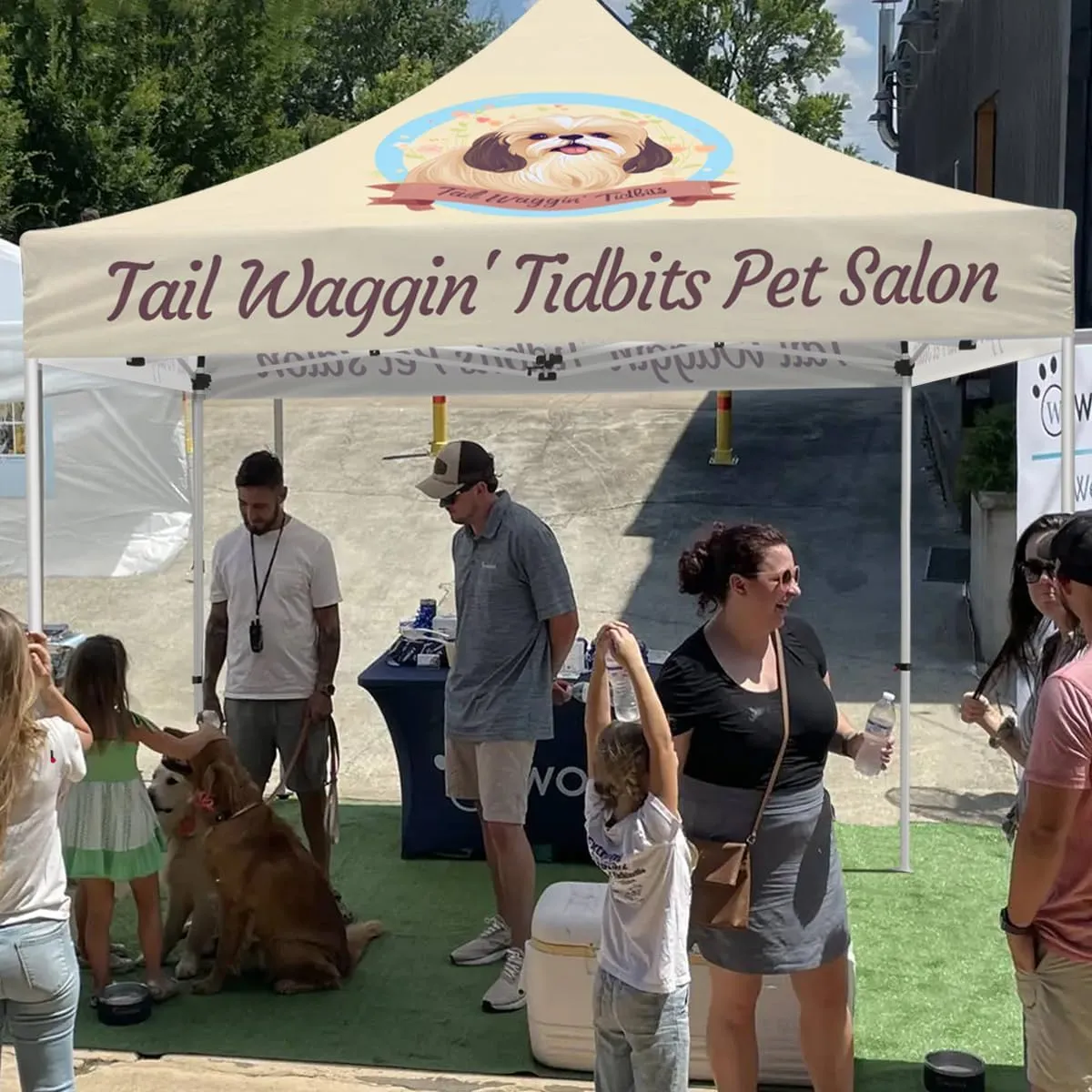 ABLEM8CANOPY Pet Salon 10x10 Best Canopy Tent with Sides