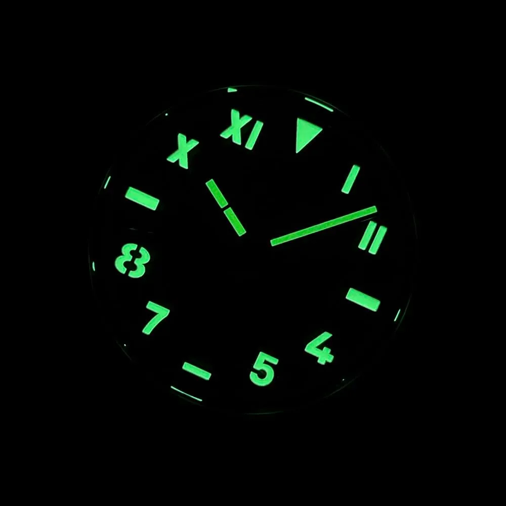 ACHARD AMOY Men Automatic Watch Sport 42MM Mechanical Wristwatch Diver 20ATM C3 Luminous Sapphire NH35 California Dial
