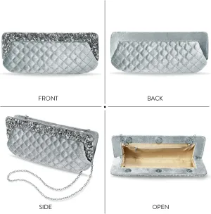 Aheli Indian Clutch Purses Gift for Women Occasion Handmade Evening Bridal Handbags Party