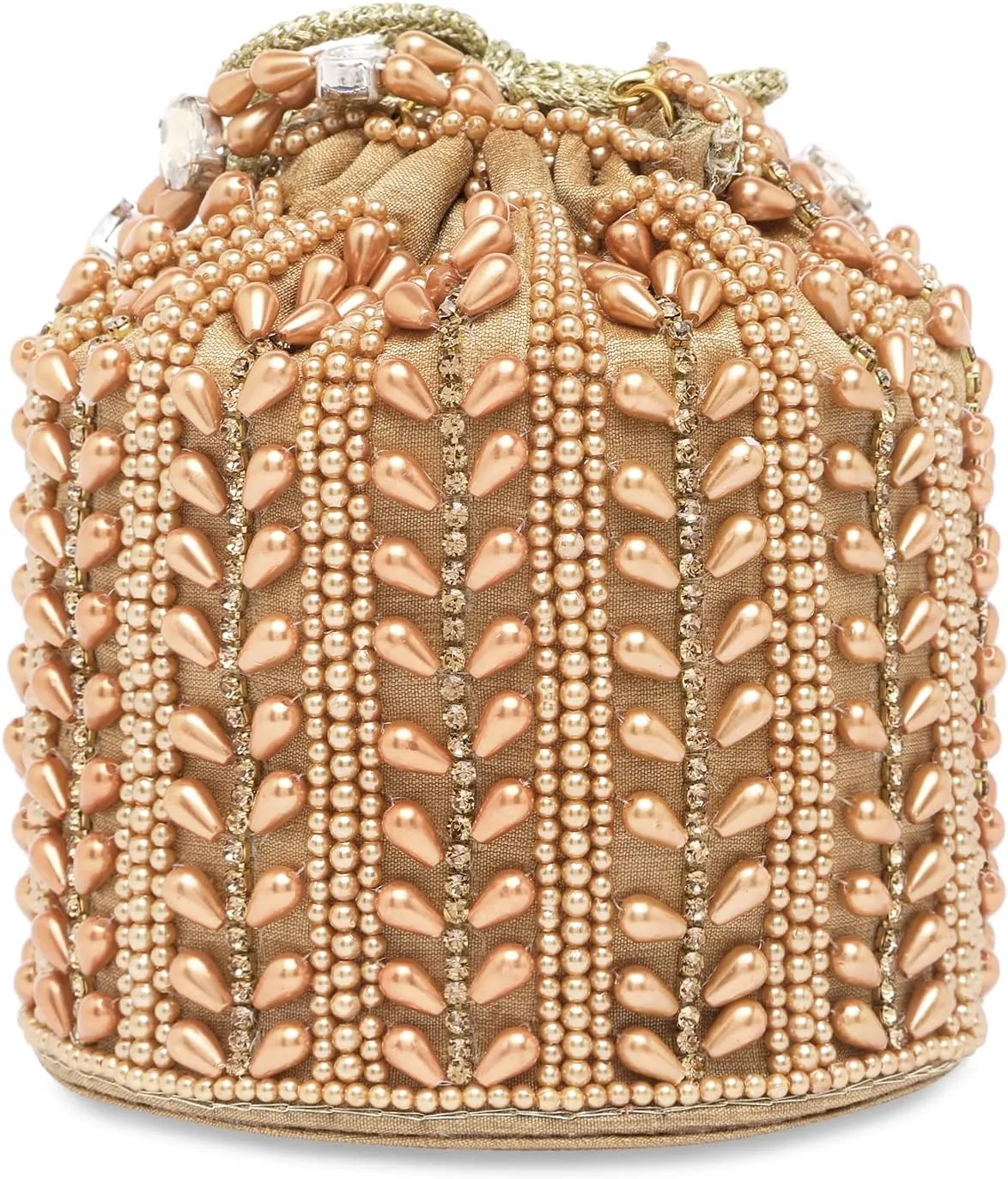 Aheli Potli Bags Gift for Women Evening Bag Clutch Ethnic Bride Purse with Drawstring