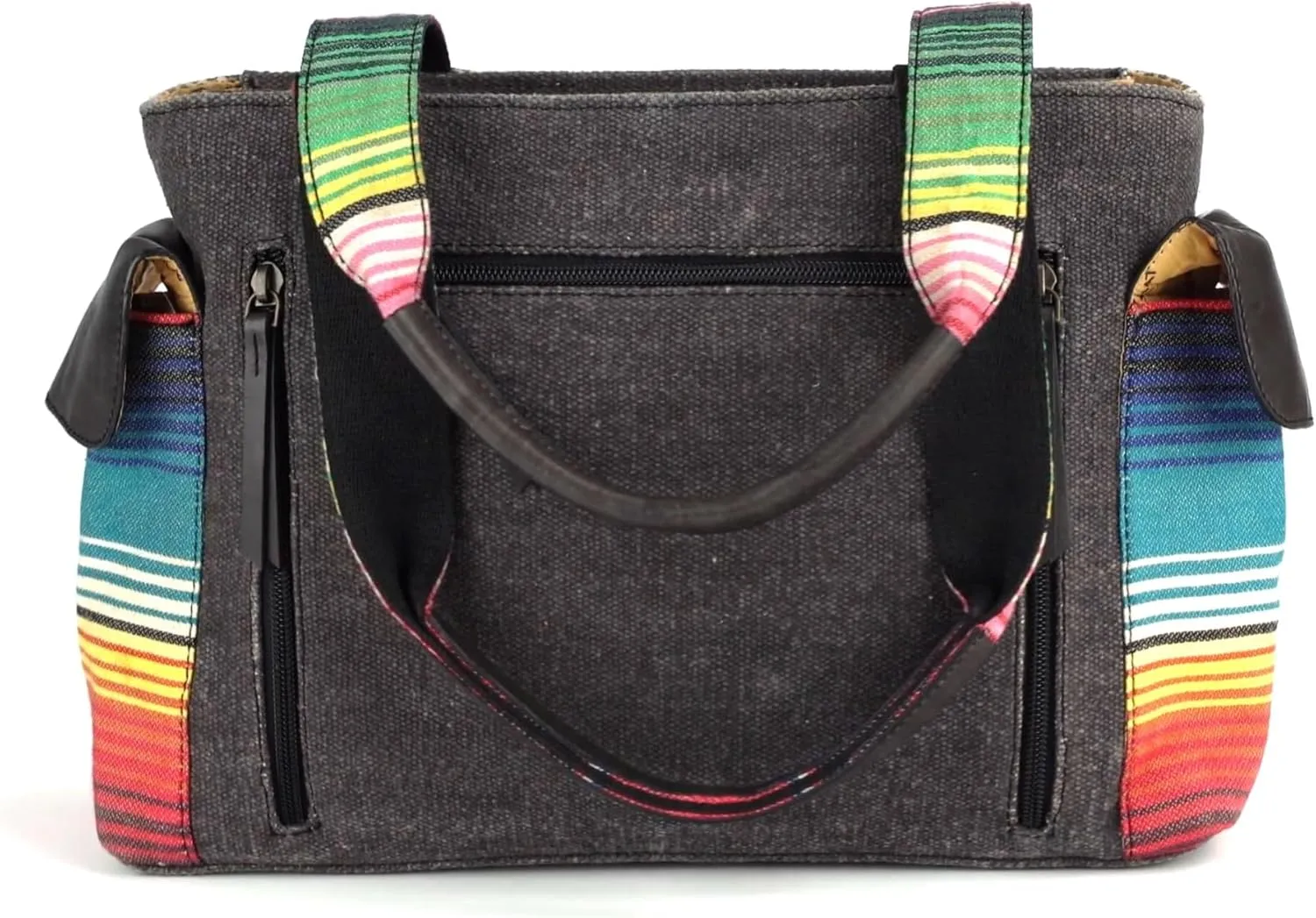 ARIAT Women's Loretta Collection Conceal Carry Satchel with Spotted and Serape Print