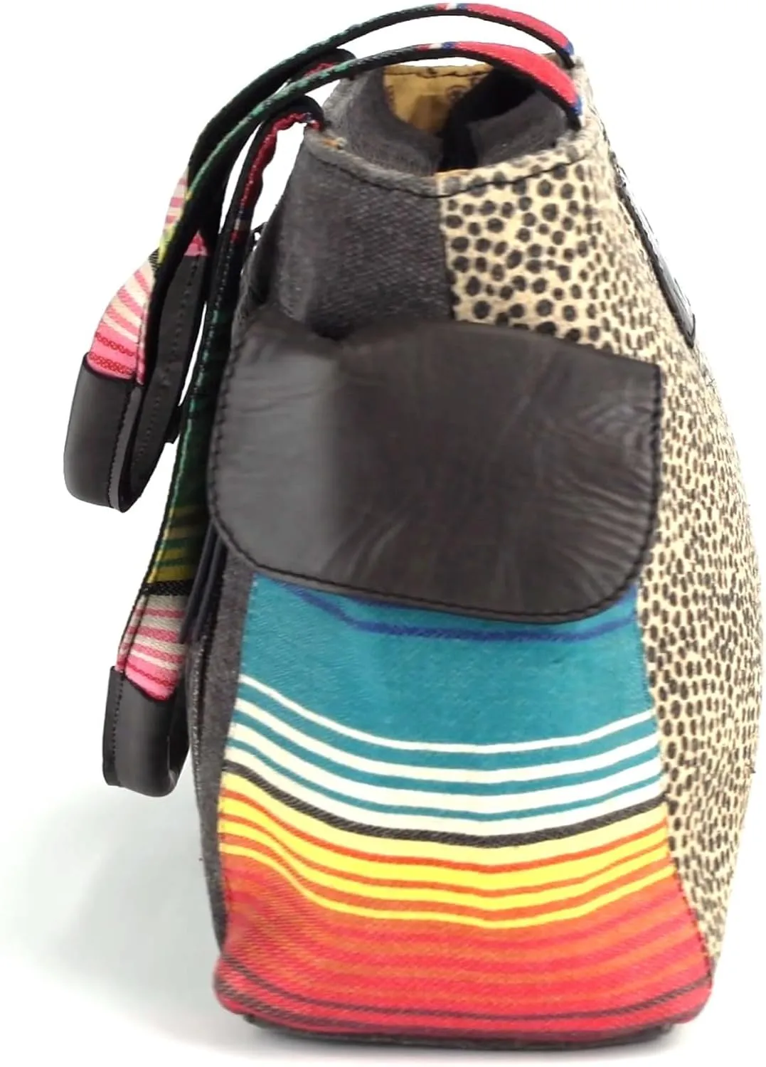 ARIAT Women's Loretta Collection Conceal Carry Satchel with Spotted and Serape Print
