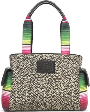ARIAT Women's Loretta Collection Conceal Carry Satchel with Spotted and Serape Print