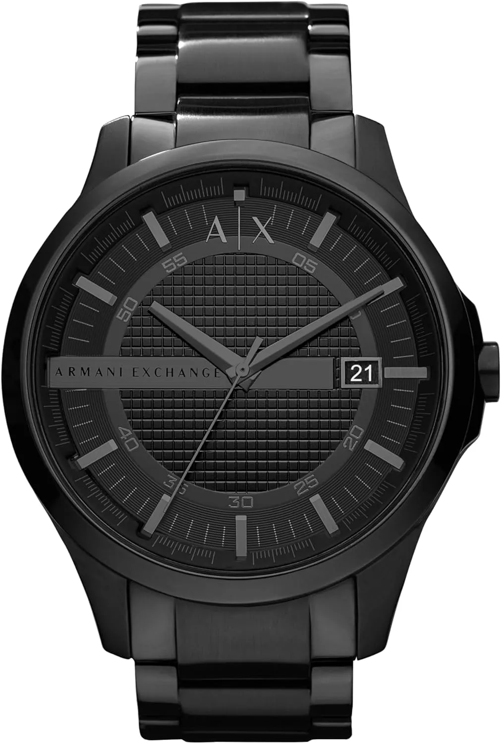A|X Armani Exchange Men's Watch with Three-Hand Analog Display and Date Window, Watch for Men with Stainless Steel or Leather Band