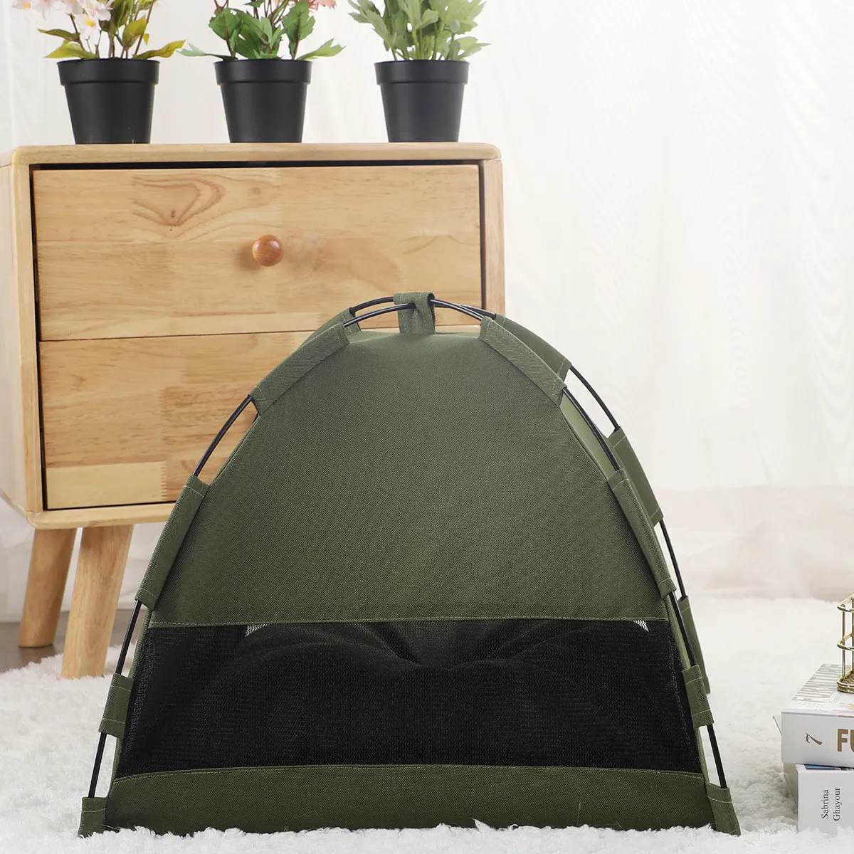 Babymoon Foldable Army Tent Bed | Baby Photography Props