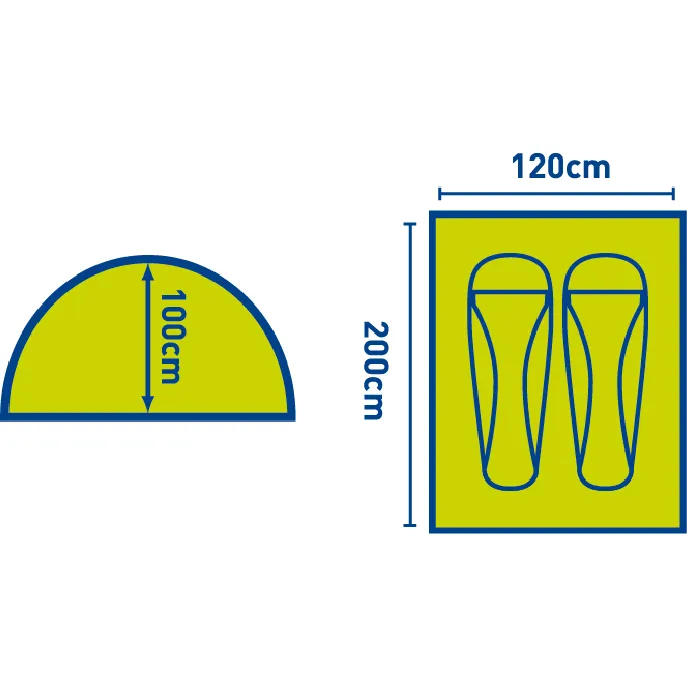 Beatnik 2 Person Tent in Smoke Grey