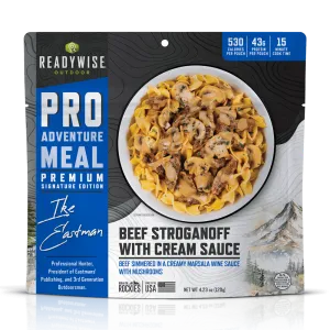Beef Stroganoff with Cream Sauce - Signature Edition Pro Adventure Meal with Ike Eastman