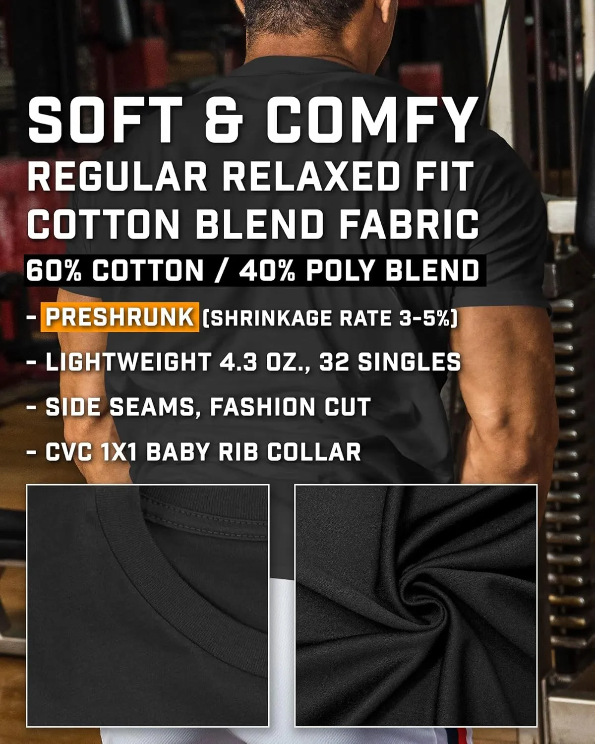 Bet On Yourself Weightlifting Workout T-Shirt, Motivational Gym Short Sleeve Shirts for Men