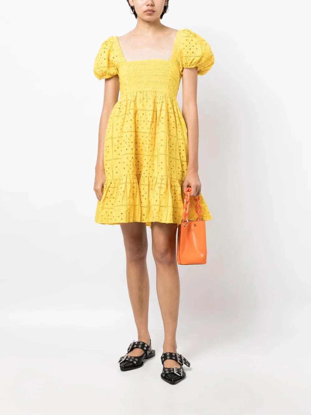 Broderie Anglaise Mini Dress
