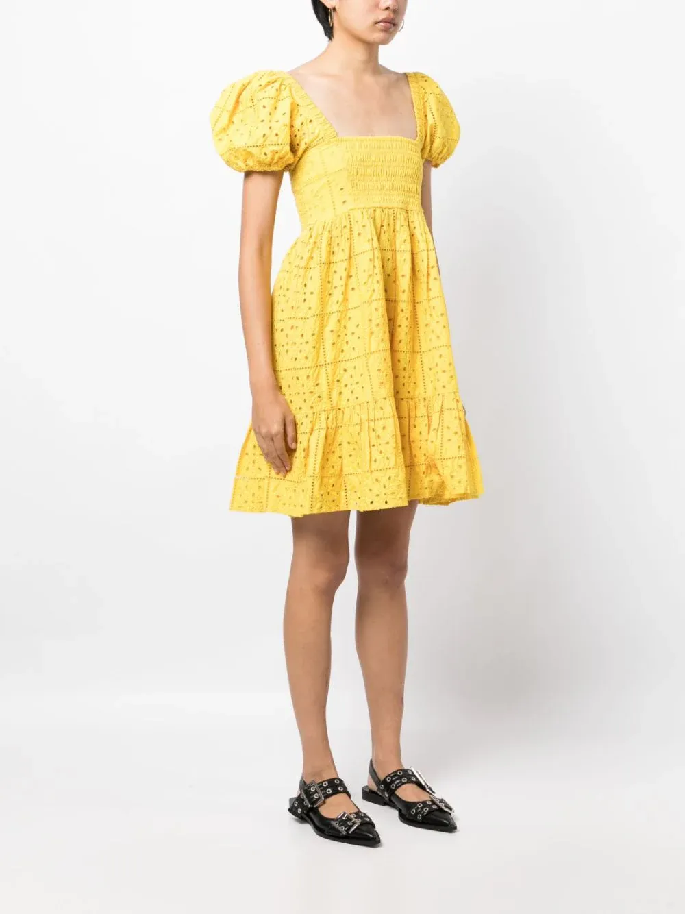 Broderie Anglaise Mini Dress