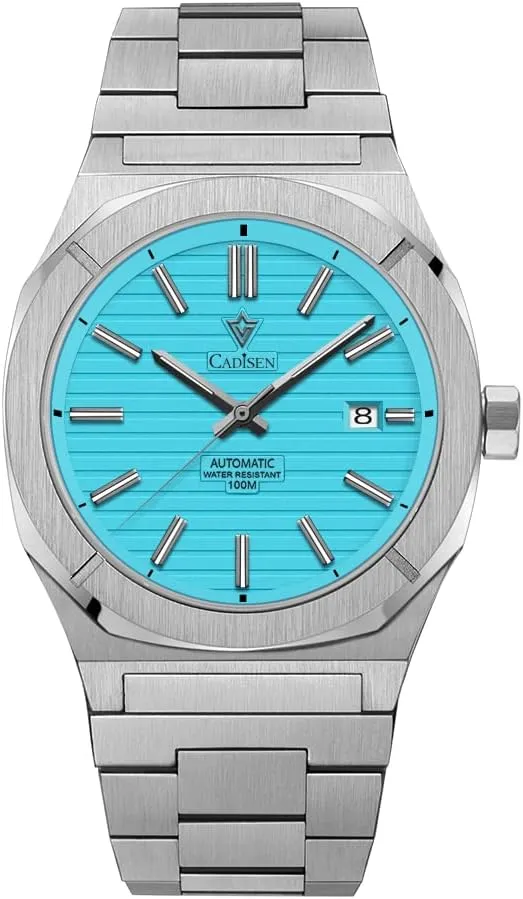 CADISEN Mens Automatic Watch Mechanical NH35 Movement Waterproof Sapphire Glass Casual Business Watches