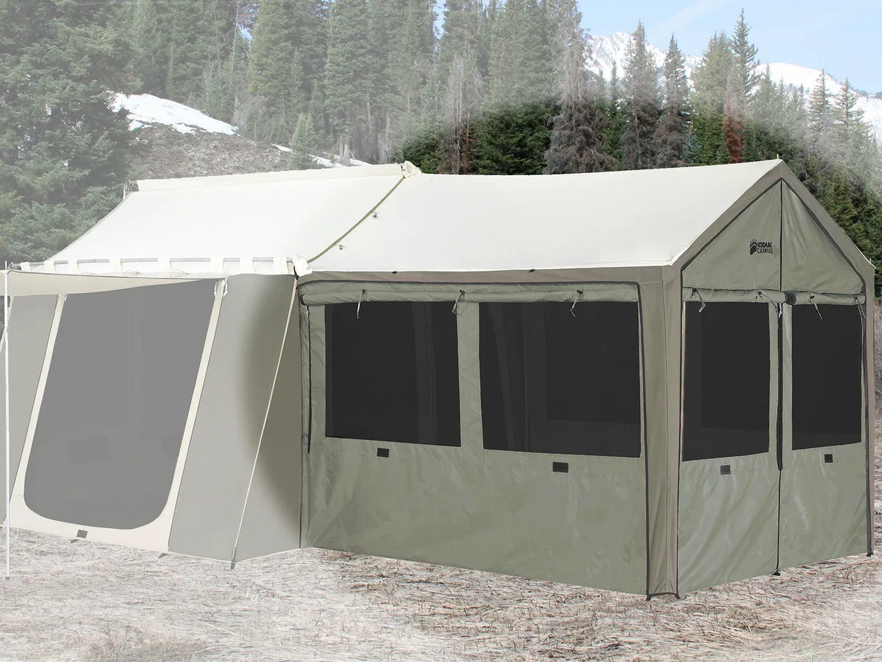 Canvas Wall Enclosure for 12 x 9 Cabin Tent