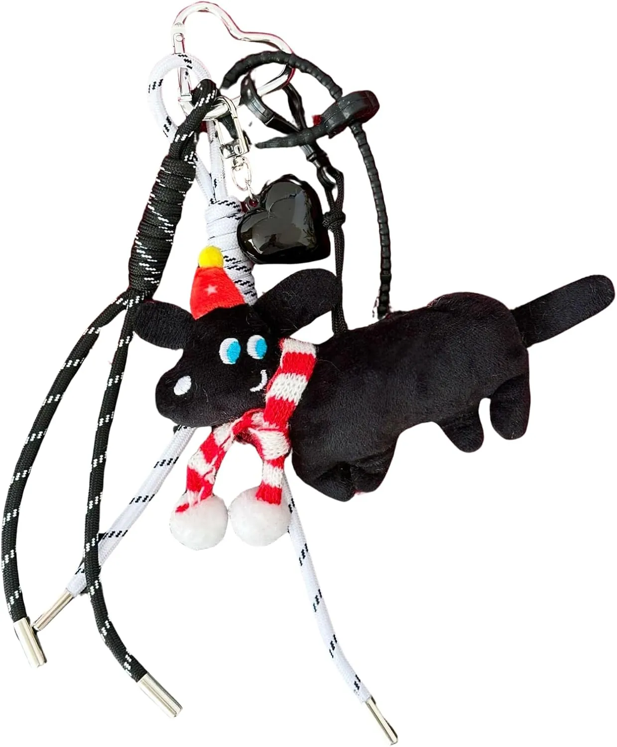 Cutecore Purse Charms for Handbags, Y2k Accessories Coquette Decor Aesthetic Trendy Key Fob Preppy Kawaii Keychain