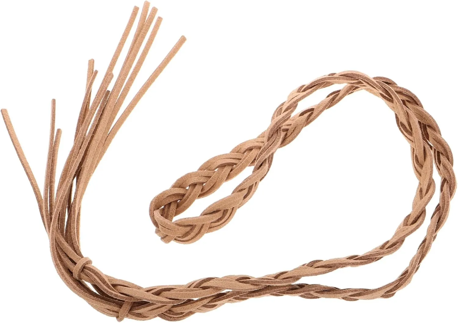 Decorative Hat Belt for Cowboy and Straw Hats Headbands for Men and Women Stylish Braided Hair Piece for Weddings Parties and Travel Unique Accessory Beige