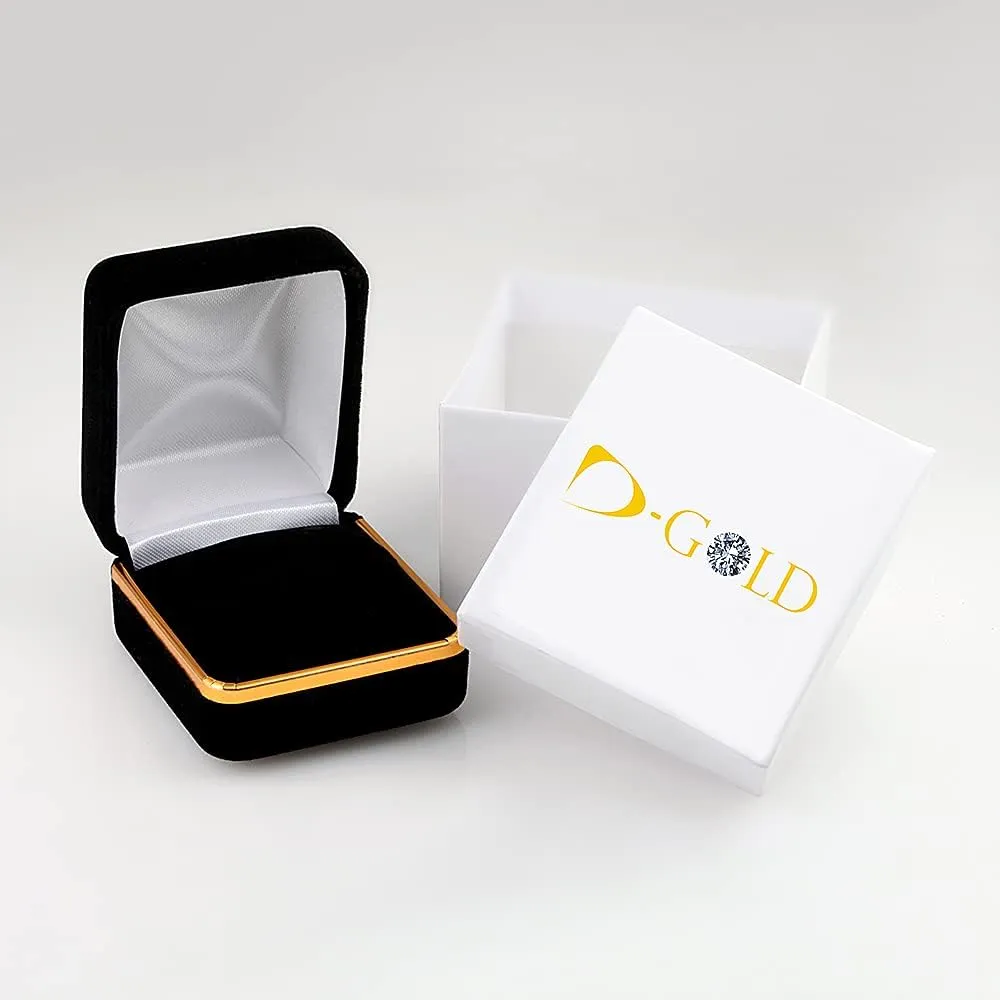 DGOLD Sterling Silver and 10kt Gold Round White Diamond Infinity Ring (1/10 cttw)