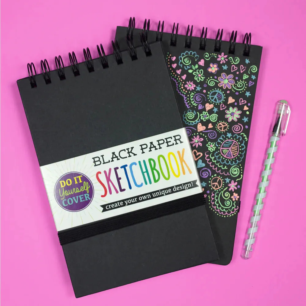 DIY Sketchbook, Small Black Paper
