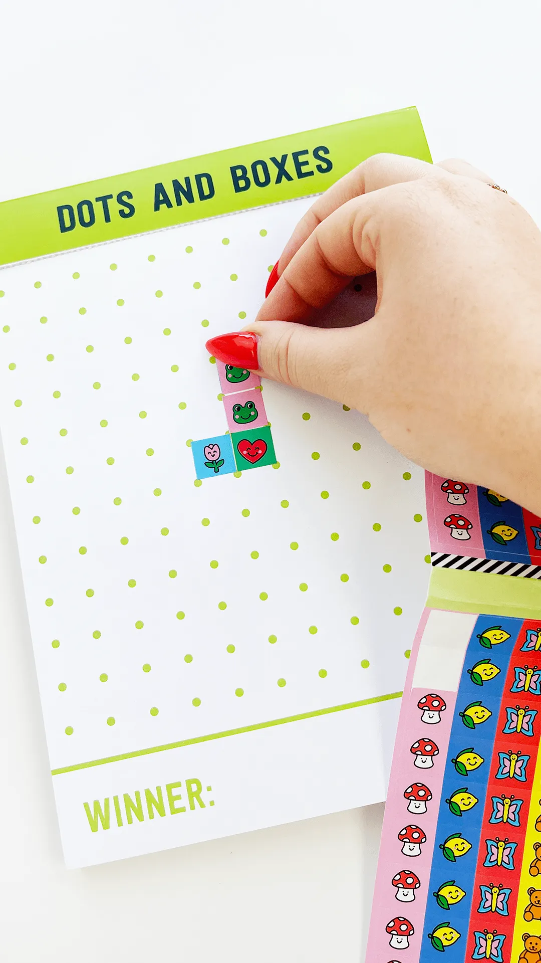 Dots And Boxes On-The-Go Pad