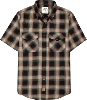 Dubinik Mens Short Sleeve Button Down Mens Button Up Short Sleeve Two Pockets Soft Vintage Regular Fit Mens Casual Shirts