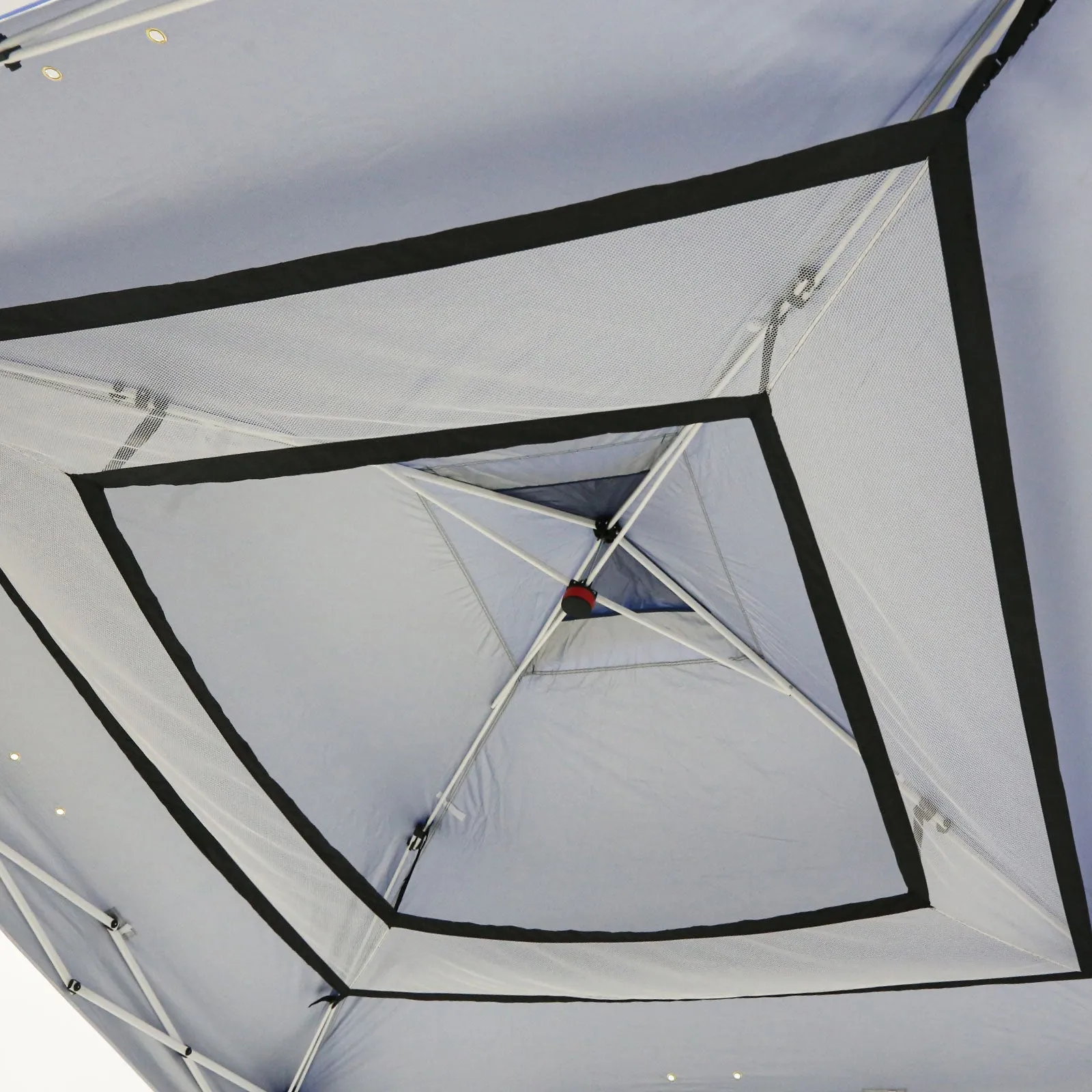 Versatile Universal Hanging Shelf for 10x10 Pop-Up Canopy Tents - Mesh Gear Loft Organizer Compatible with Most Instant Canopies