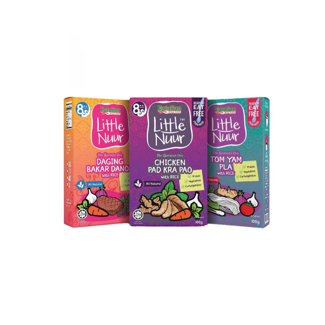 Eatalian Express Little Nuur - Tom Yam Pla With Rice 100g (8m )