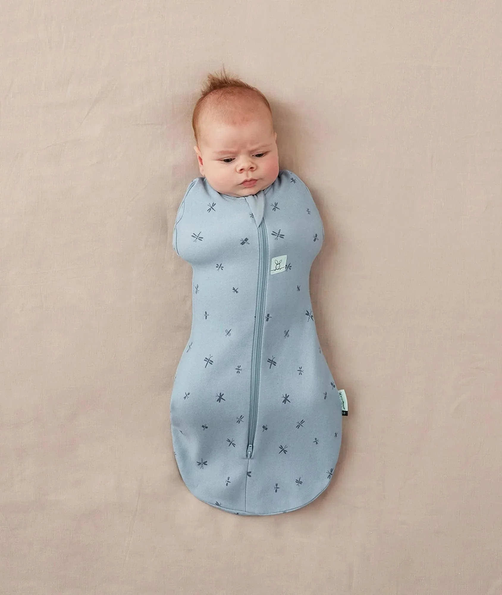 Ergopouch Cocoon Inbaker Slaapzak 65cm Tog 1.0 | Dragonflies