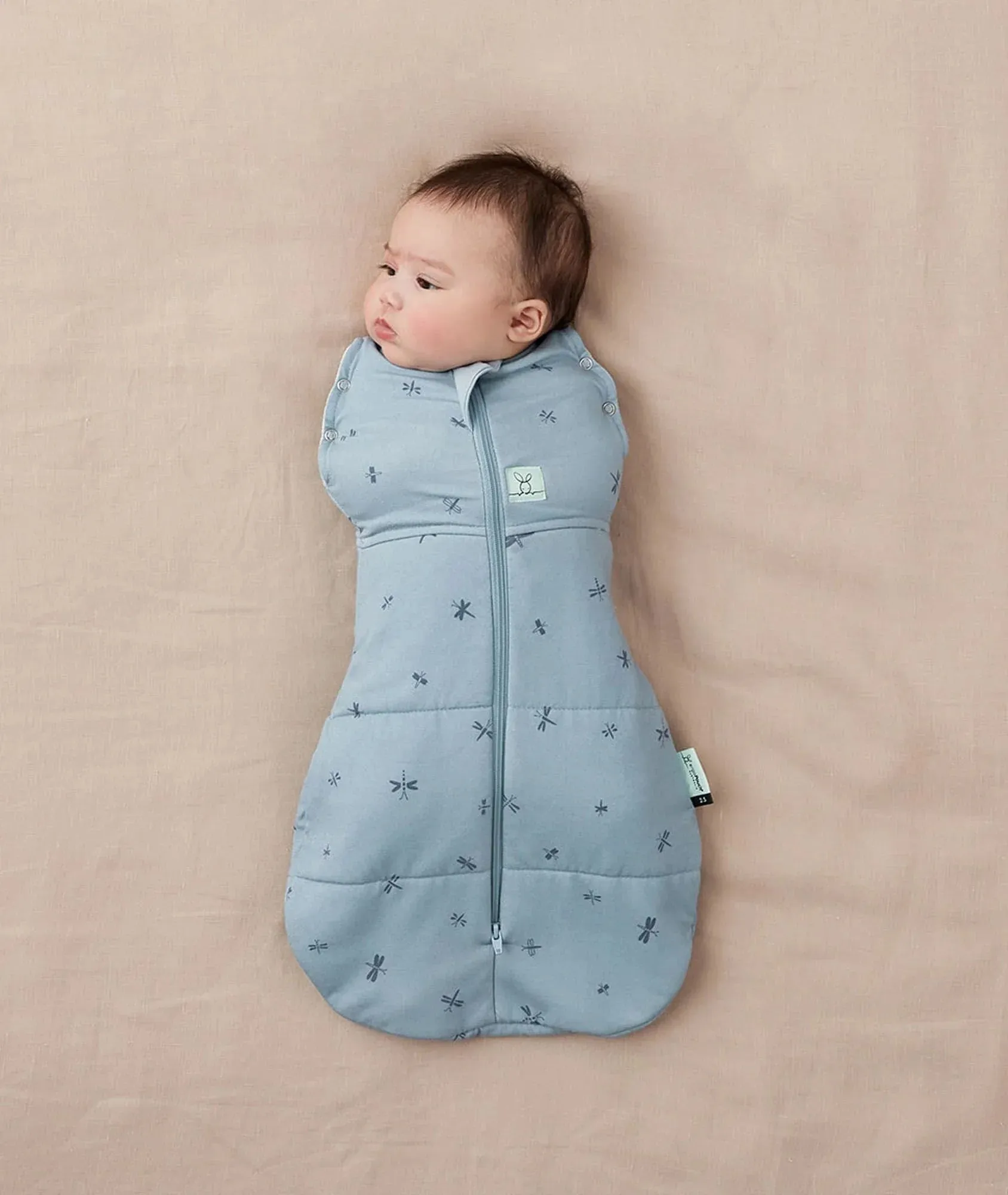 Ergopouch Cocoon Inbaker Slaapzak 70cm Tog 2.5 | Dragonflies