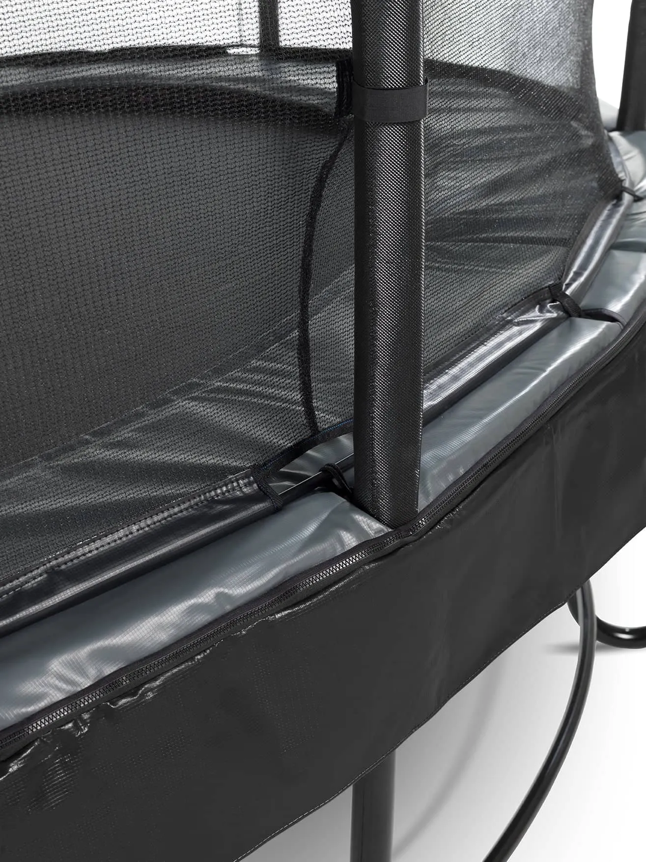 EXIT Elegant Premium Trampoline ø253cm with Deluxe Safetynet - Black