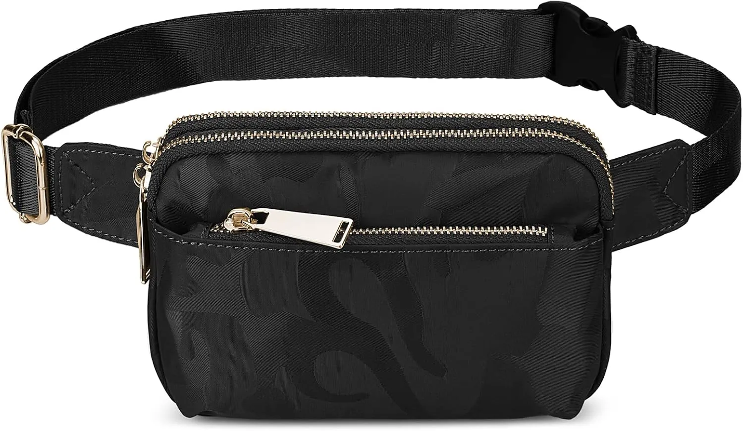 Fanny Packs for Women Crossbody Belt Bag Quilted Vegan Leather Fashion Mini Waist Bag Everywhere Travel Hiking Running Adjustable Strap