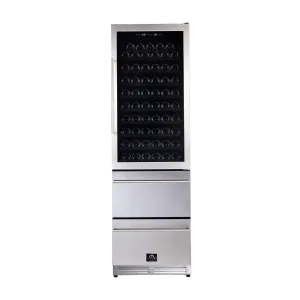 Forno Capraia 24" Dual Zone Wine-Beverage Cooler FWCDR6628-24S