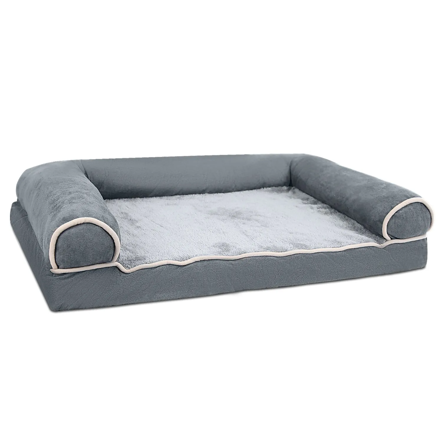 Fresh Fab Finds Dog Bed Pet Bed Sofa Dog Couch Pet Cushion Carpet Mattress with Washable and Removable Cover for Medium Large Dogs