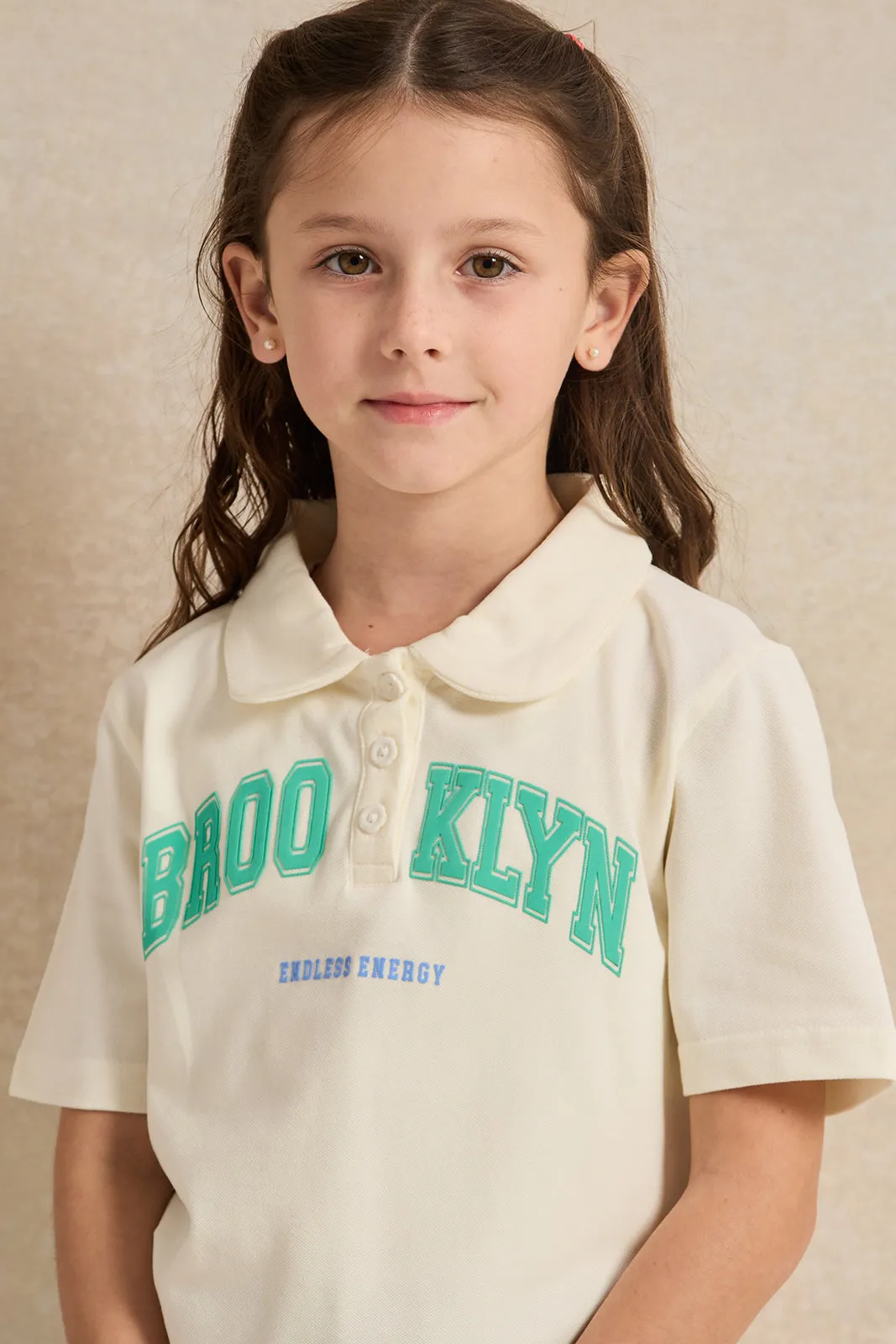 Girls White Nyc Days Print T-Shirt