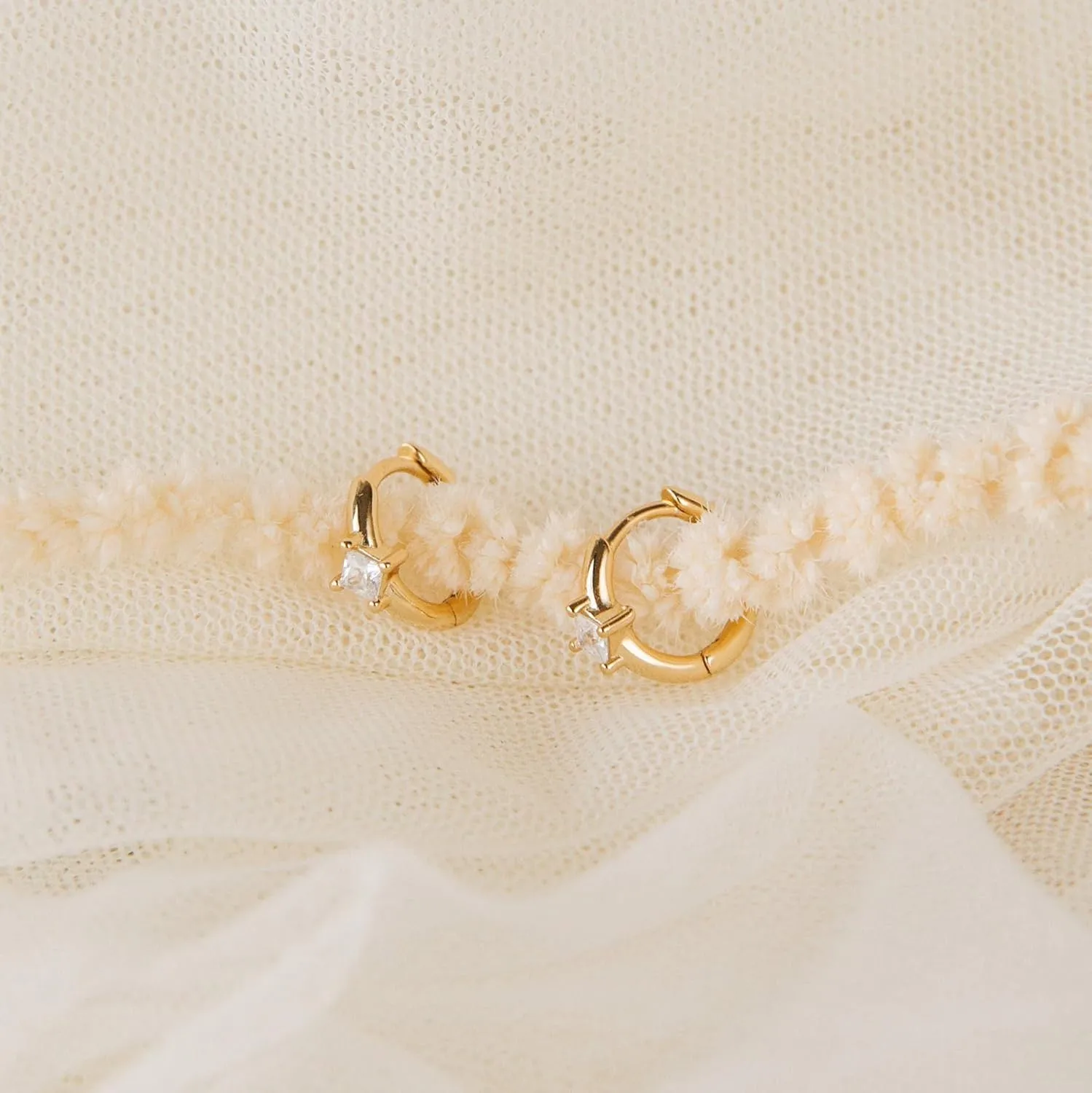 Gold Earring Sets for Women Dainty Gold Stud Huggie Hoop Earrings for Multiple Piercing Hypoallergenic Small Hoop Dangle Earrings Cartilage Earring Set