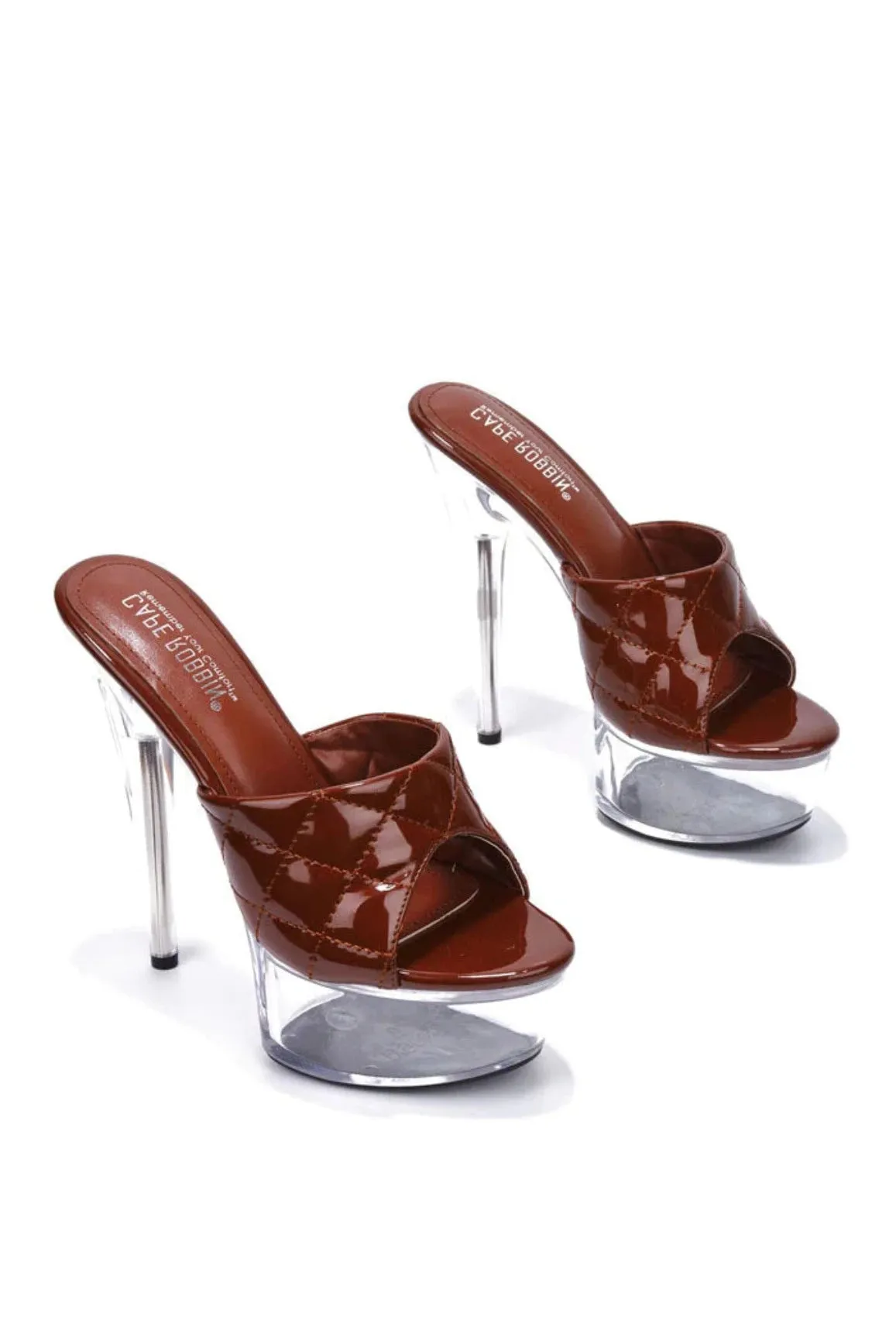 Hainey.....Slip On Platform Heels