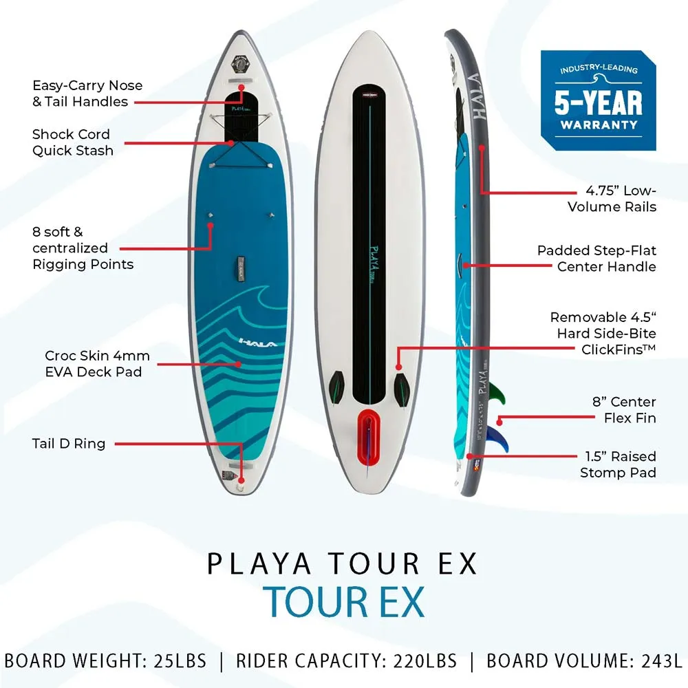 Hala Playa Tour EX Inflatable Stand-Up Paddle Board (SUP)