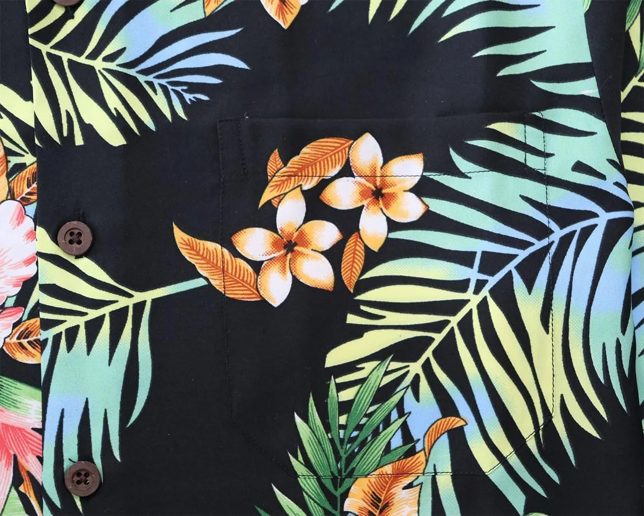 Hawaiian Shirt for Men Floral Aloha Beach Casual Short Sleeve Shirts for Mens