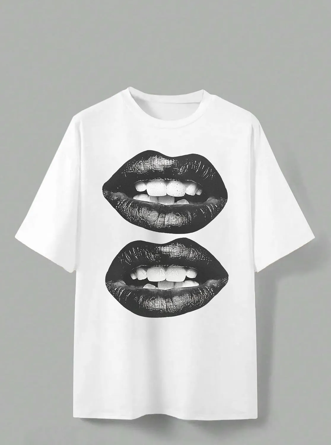 Hilinker Women's Oversized T Shirt Graphic Tees Short Sleeve Shirts Summer Casual Loose Tops