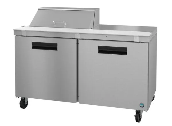 Hoshizaki SR60A-8 60" 2 Door Stainless Steel Refrigerated Sandwich Prep Table