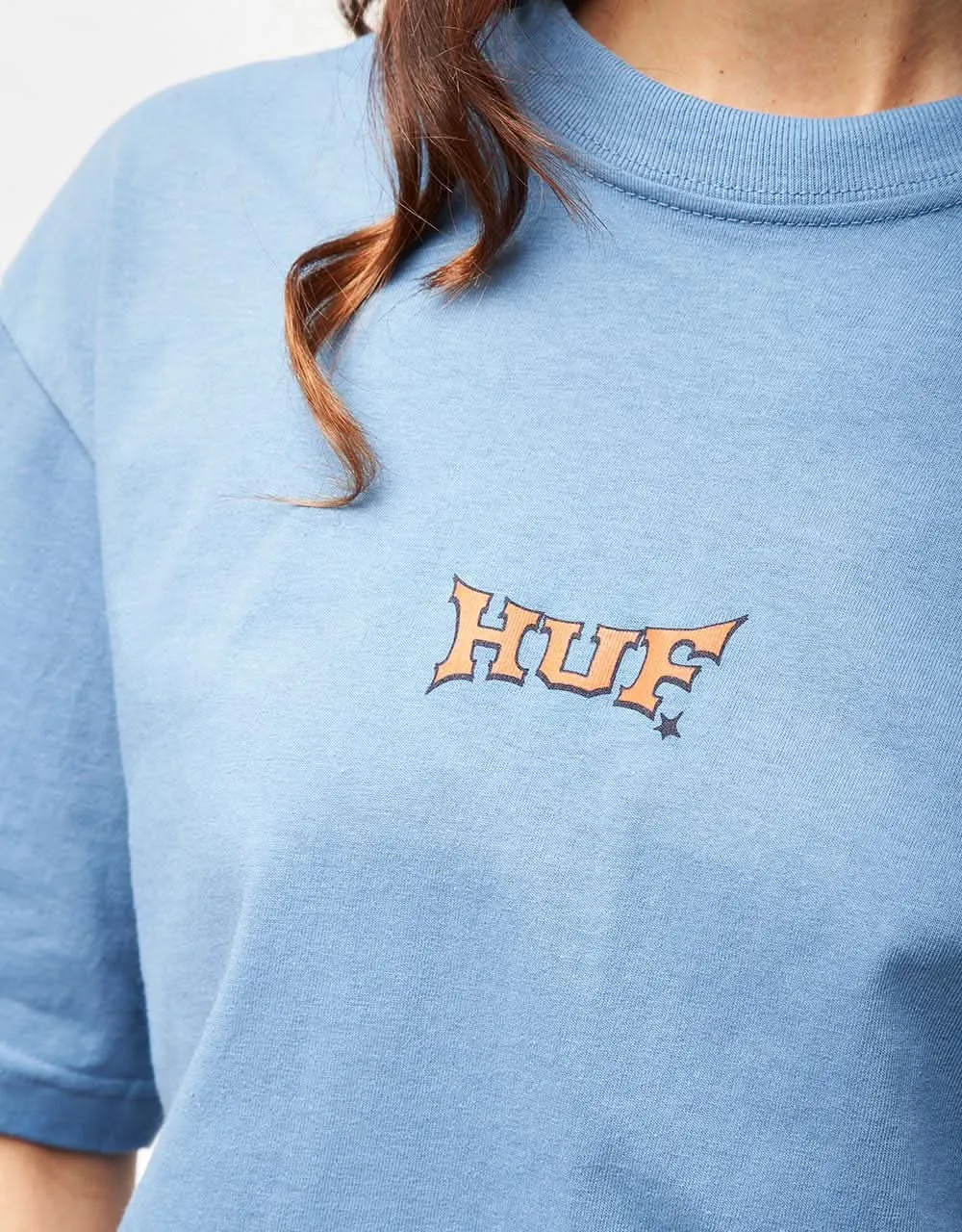 HUF Sassy H T-Shirt - Slate Blue