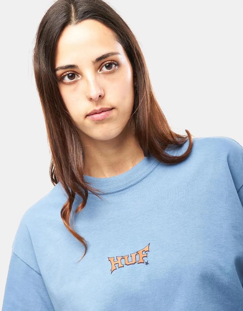 HUF Sassy H T-Shirt - Slate Blue