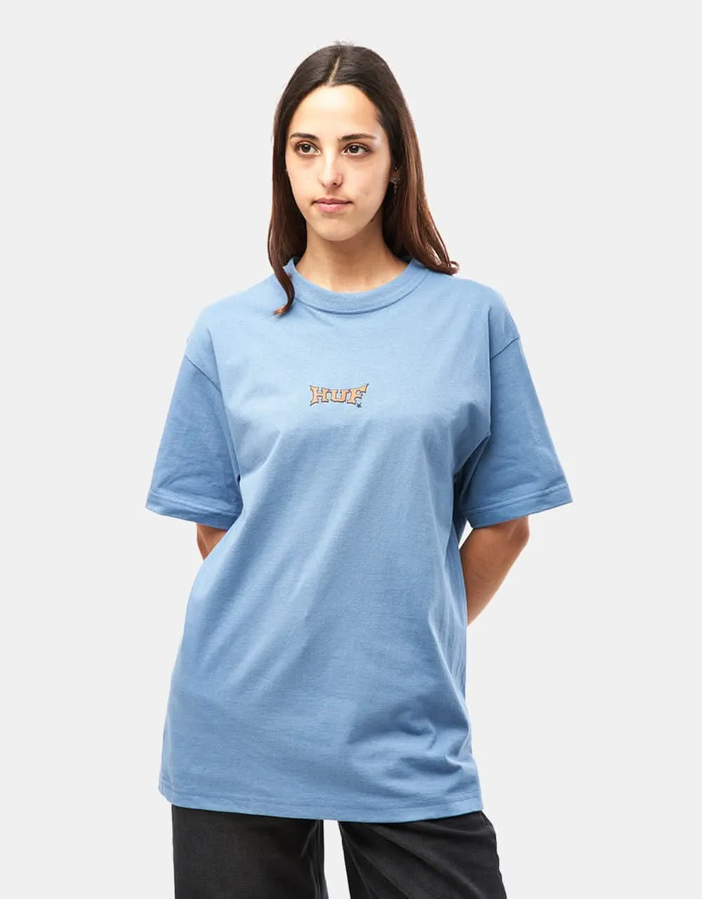 HUF Sassy H T-Shirt - Slate Blue